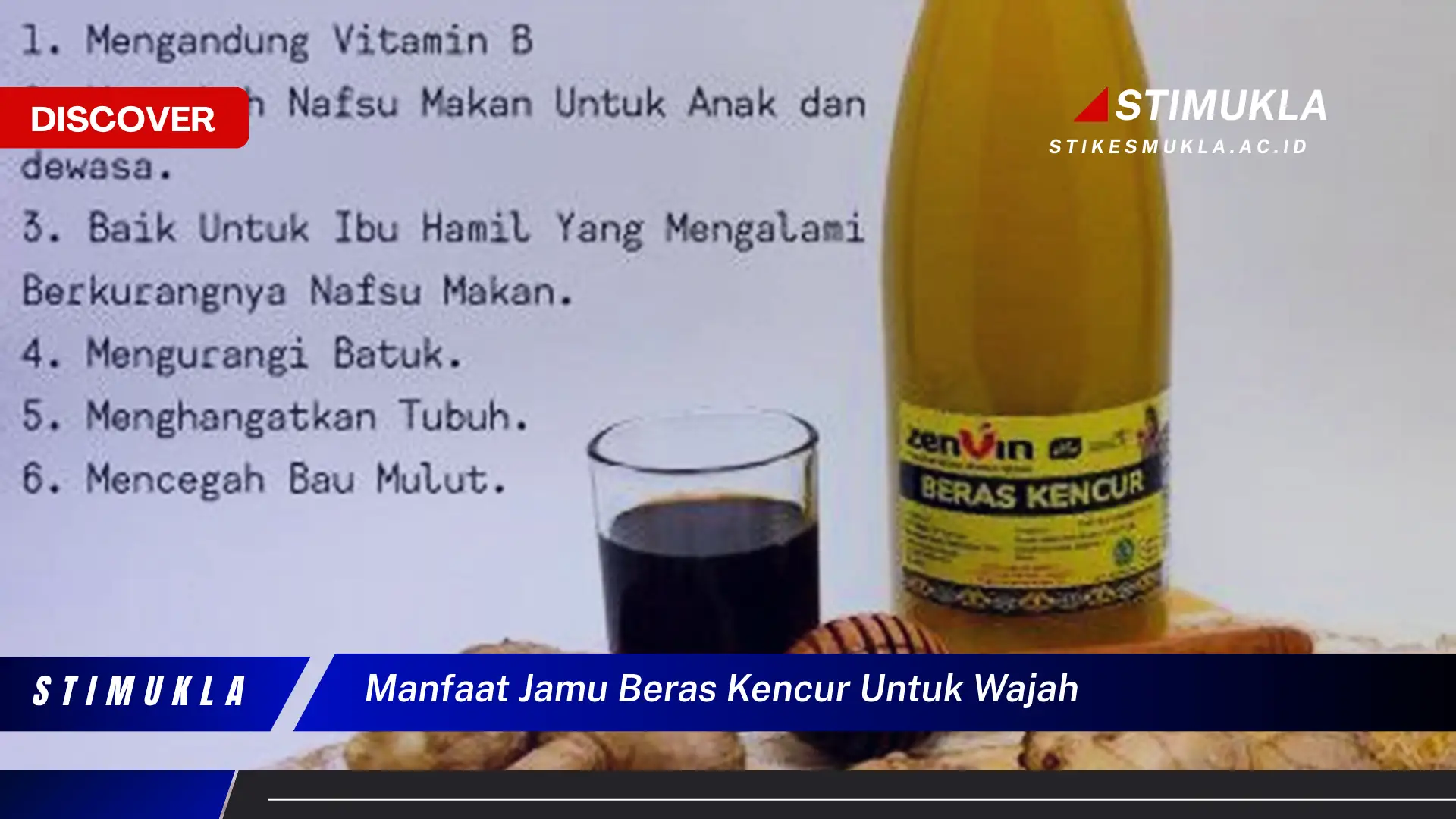 manfaat jamu beras kencur untuk wajah