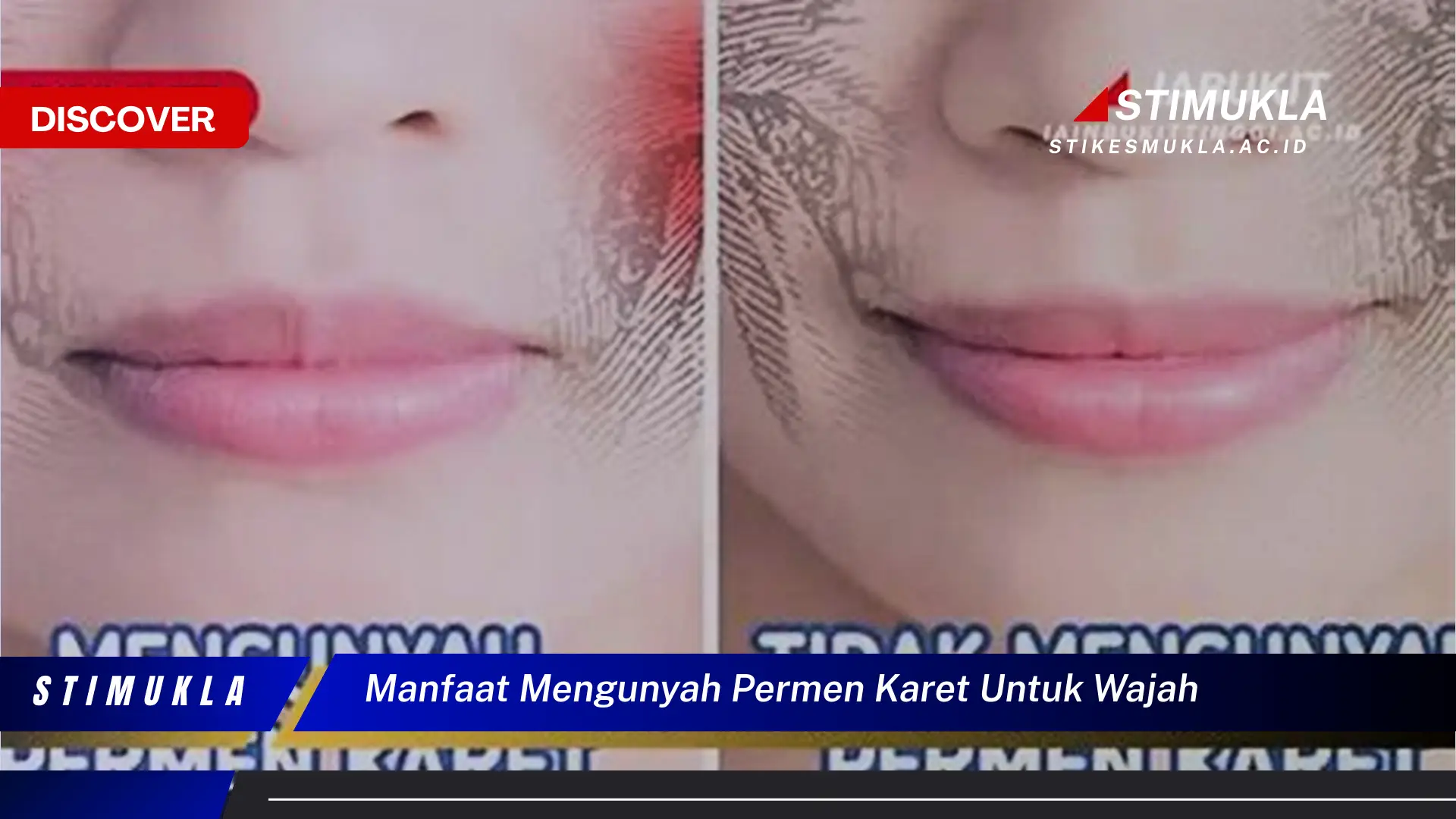 manfaat mengunyah permen karet untuk wajah