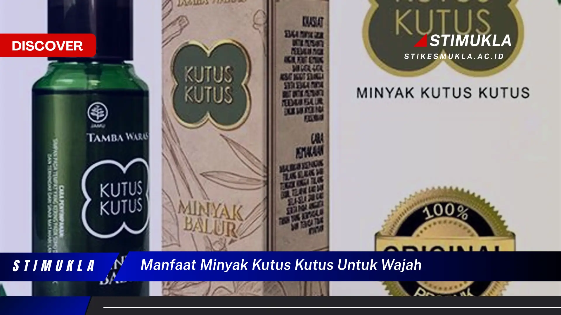 manfaat minyak kutus kutus untuk wajah