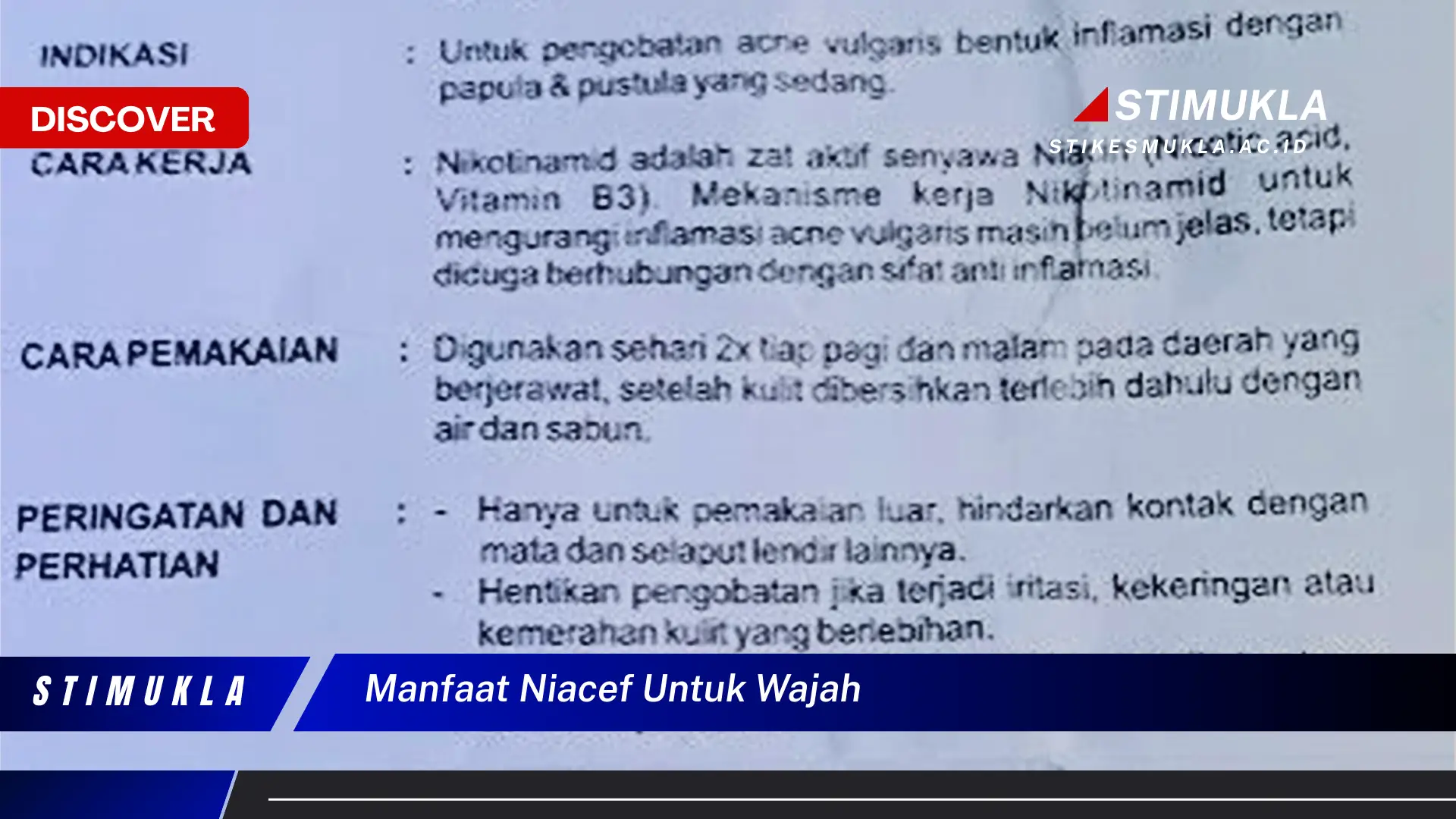 Ketahui 10 Manfaat Niacef untuk Wajah yang Wajib Kamu Intip