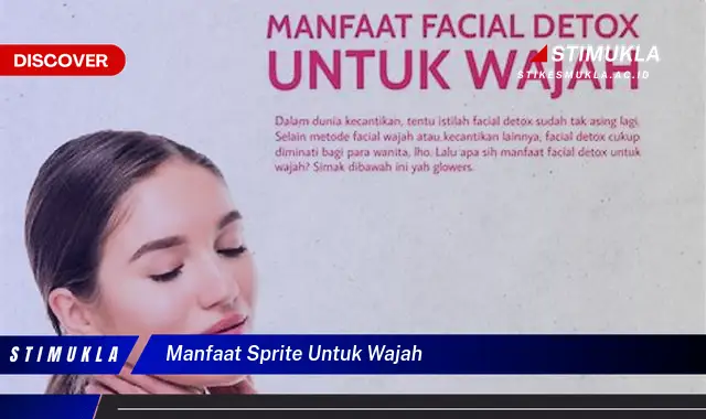 manfaat sprite untuk wajah