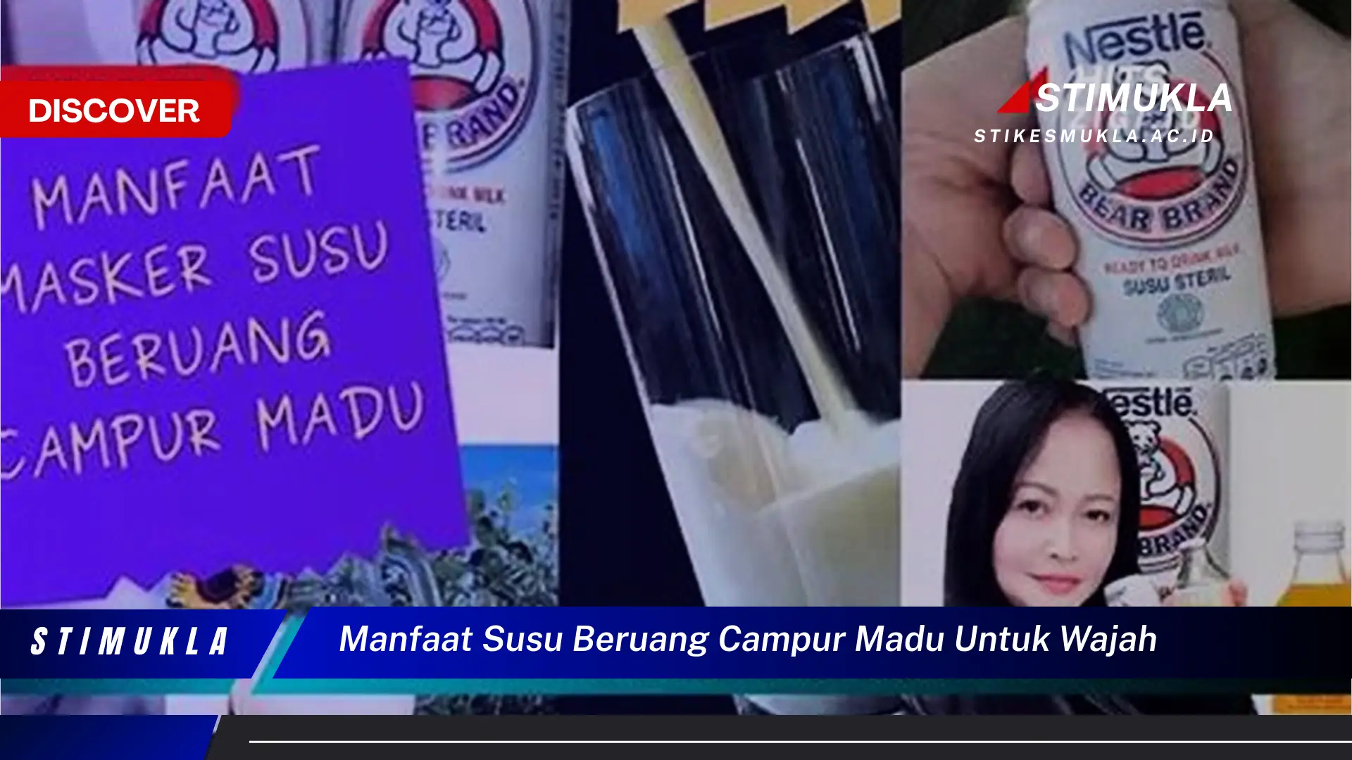 manfaat susu beruang campur madu untuk wajah