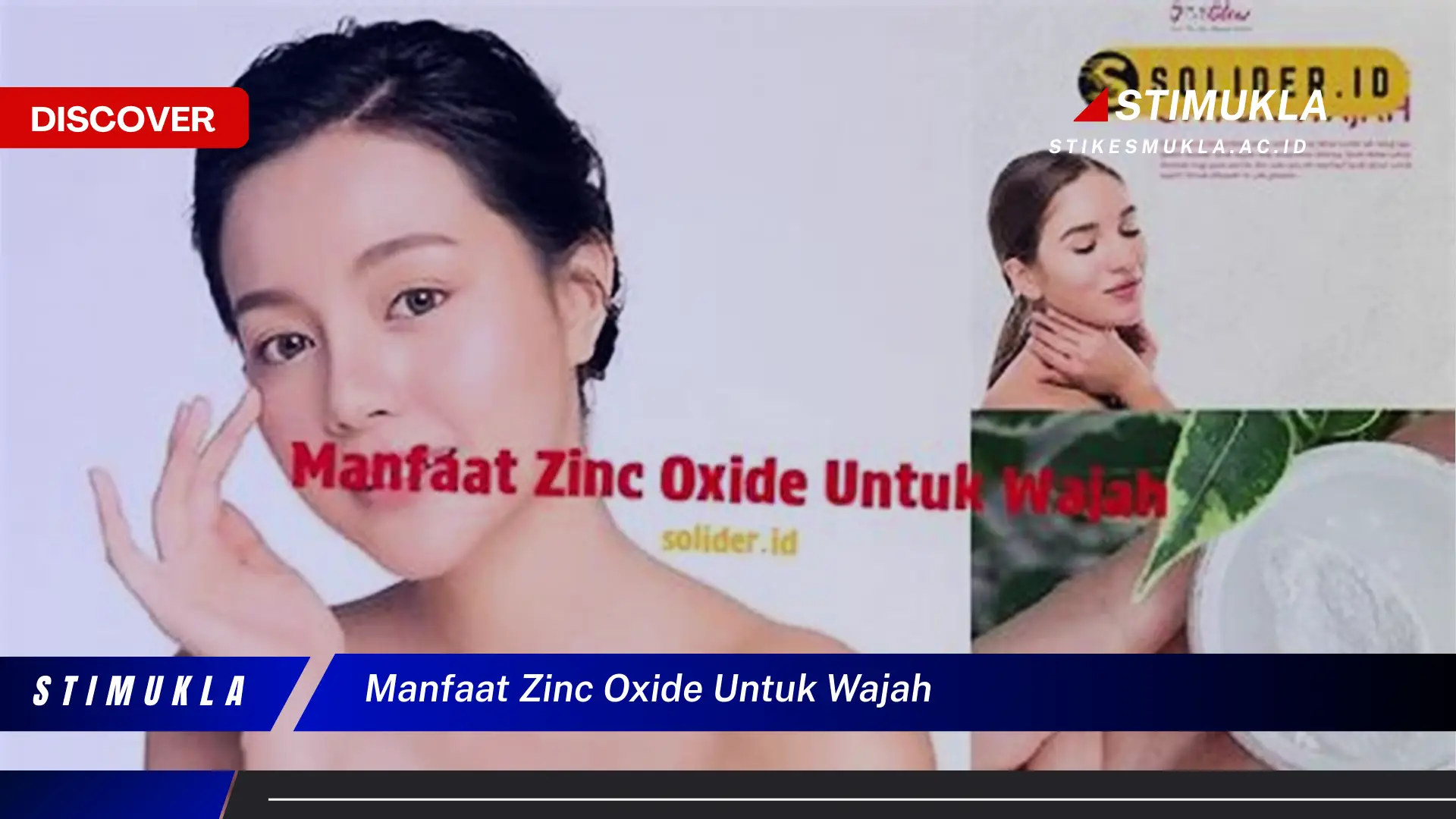 manfaat zinc oxide untuk wajah