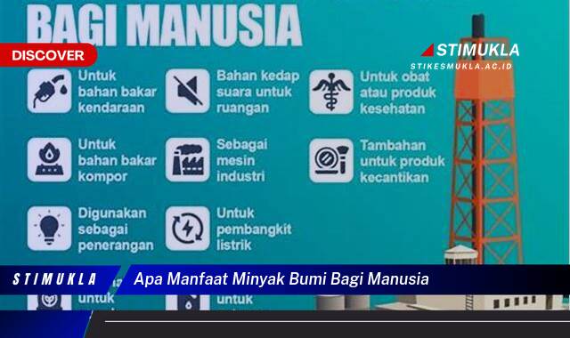 Inilah 8 Manfaat Minyak Bumi bagi Manusia yang Mesti Anda Ketahui