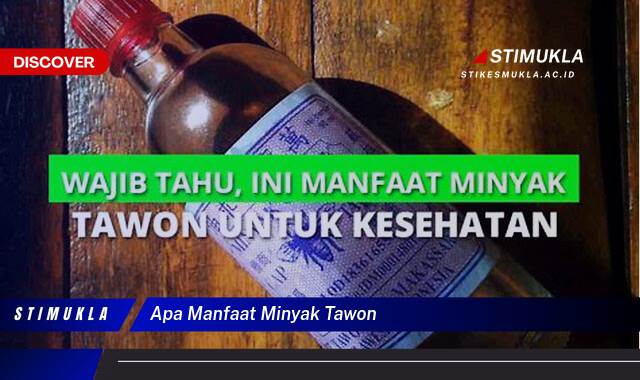 9 Manfaat apa manfaat minyak tawon Untuk Kesehatan dan Kecantikan