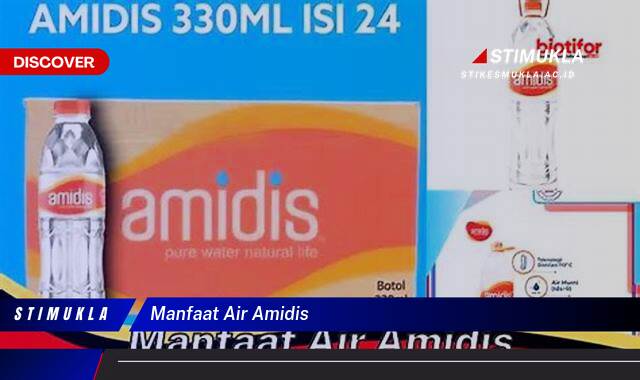 8 Manfaat Air Amidis Untuk Hidrasi Optimal