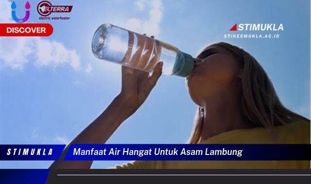 Ketahui 9 Manfaat Air Hangat untuk Asam Lambung, Redakan Nyeri dan Rasa Tidak Nyaman Secara Alami