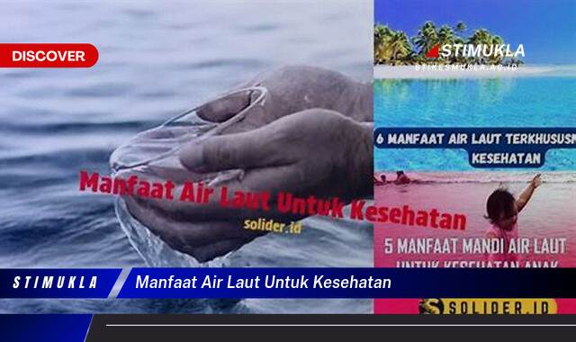 Temukan 9 Manfaat Air Laut untuk Kesehatan Tubuh yang Mengejutkan