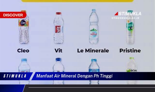 10 Manfaat Air Mineral pH Tinggi untuk Kesehatan Tubuh