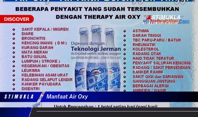 Ketahui 10 Manfaat Air Oxy untuk Kesehatan Tubuh dan Kecantikan Anda