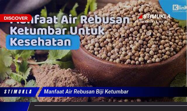 Ketahui 10 Manfaat Air Rebusan Biji Ketumbar untuk Kesehatan Anda