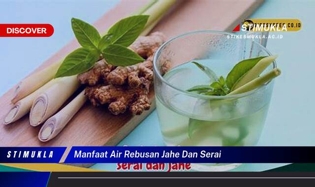 Temukan 8 Manfaat Air Rebusan Jahe dan Serai untuk Kesehatan Tubuh