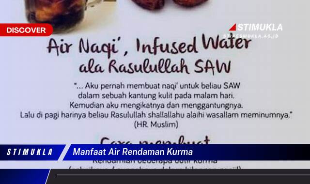 Ketahui 9 Manfaat Air Rendaman Kurma untuk Kesehatan Tubuh Anda Ketahui 9 Manfaat Air Rendaman Kurma untuk Kesehatan Tubuh Anda