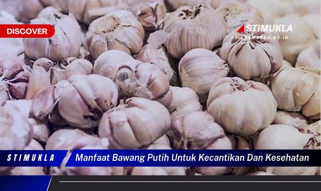 Temukan 10 Manfaat Bawang Putih untuk Kecantikan dan Kesehatan, Kulit, Rambut & Imunitas