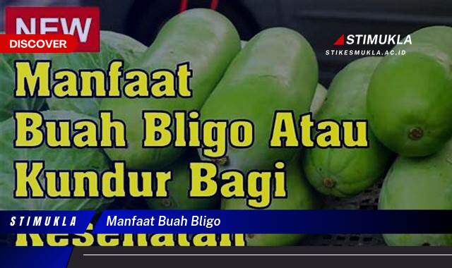 Ketahui 8 Manfaat Buah Bligo untuk Kesehatan dan Kecantikan Ketahui 8 Manfaat Buah Bligo untuk Kesehatan dan Kecantikan