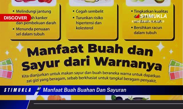 8 Manfaat Buah Buahan dan Sayuran untuk Kesehatan Tubuh Anda