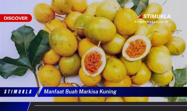 Ketahui 8 Manfaat Buah Markisa Kuning untuk Kesehatan dan Kecantikan