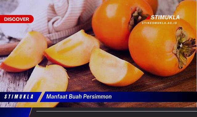 Inilah 10 Manfaat Buah Persimmon untuk Kesehatan Tubuh Anda