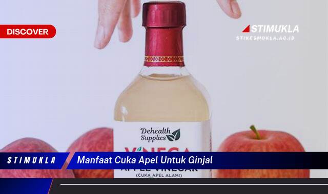Ketahui 8 Manfaat Cuka Apel untuk Ginjal, Benarkah Bisa Mencegah Batu Ginjal dan Infeksi?