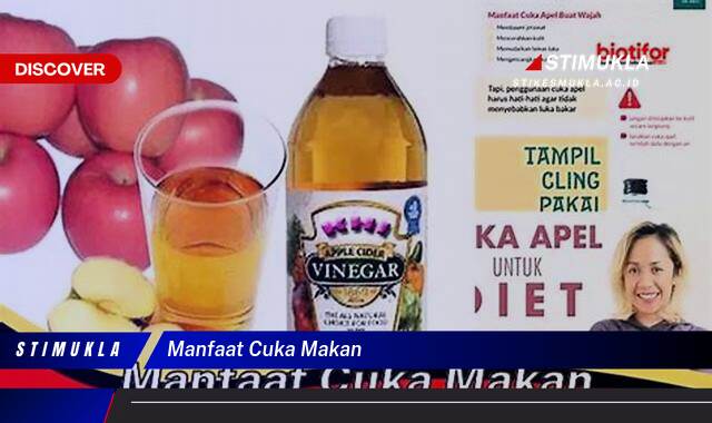 Inilah 9 Manfaat Cuka Makan untuk Kesehatan dan Kecantikan Anda