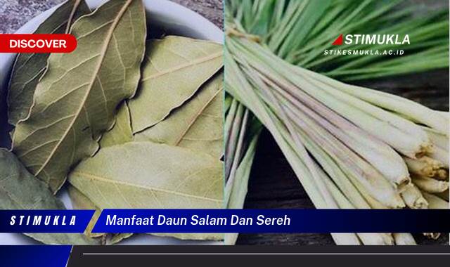 Ketahui 8 Manfaat Daun Salam dan Sereh untuk Kesehatan Tubuh Anda