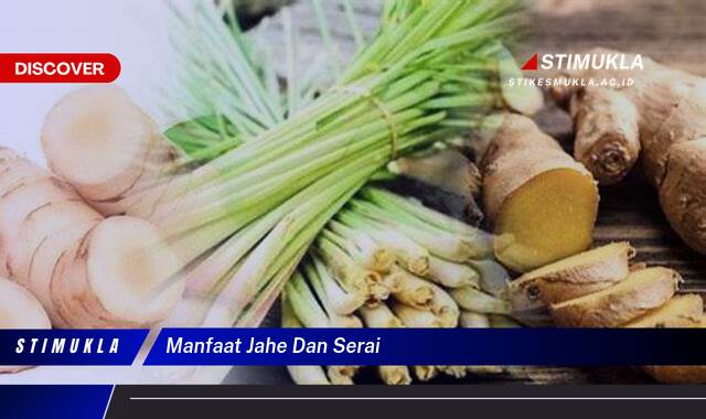 Ketahui 10 Manfaat Jahe dan Serai untuk Kesehatan Tubuh Anda