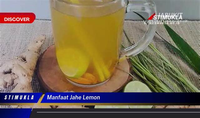 Temukan 8 Manfaat Jahe Lemon untuk Kesehatan dan Kecantikan Anda