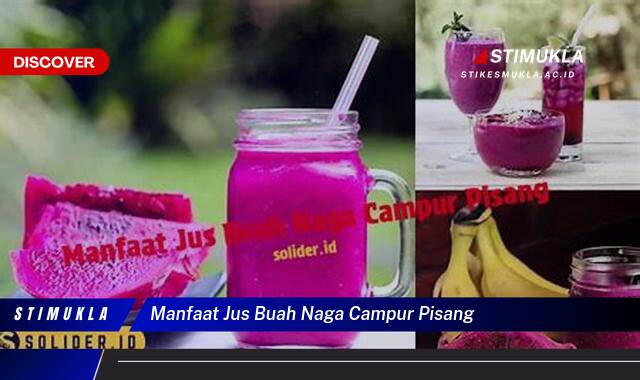 8 Manfaat Jus Buah Naga Campur Pisang Untuk Kesehatan Optimal