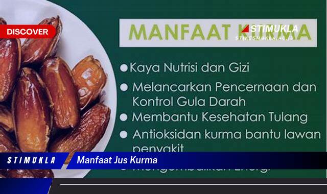 Ketahui 10 Manfaat Jus Kurma untuk Kesehatan Tubuh Anda