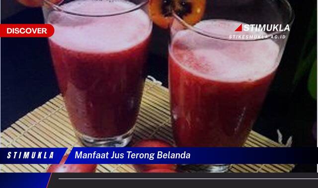 Ketahui 9 Manfaat Jus Terong Belanda untuk Kesehatan Tubuh Anda Ketahui 9 Manfaat Jus Terong Belanda untuk Kesehatan Tubuh Anda