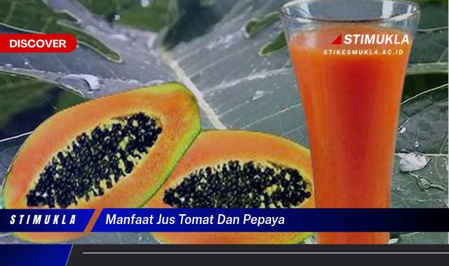 9 Manfaat Jus Tomat dan Pepaya untuk Kesehatan, Kecantikan, dan Diet