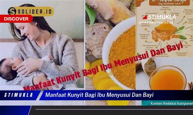 Temukan 9 Manfaat Kunyit Bagi Ibu Menyusui dan Bayi, ASI Booster & Penambah Nafsu Makan