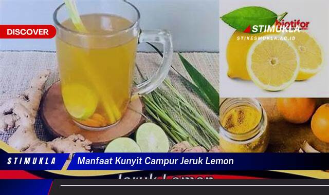 9 Manfaat Kunyit Campur Jeruk Lemon untuk Kesehatan Tubuh dan Kulit