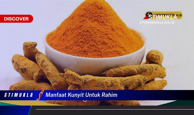 8 Manfaat manfaat kunyit untuk rahim Temukan Fakta Terbaru Ini
