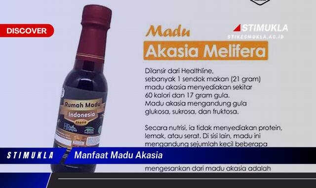 Ketahui 9 Manfaat Madu Akasia untuk Kesehatan Tubuh Anda Ketahui 9 Manfaat Madu Akasia untuk Kesehatan Tubuh Anda
