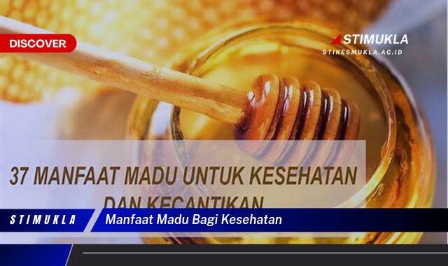 Temukan 10 Manfaat Madu bagi Kesehatan untuk Daya Tahan Tubuh