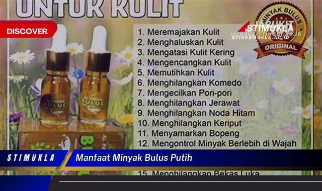 Temukan 8 Manfaat Minyak Bulus Putih untuk Kulit & Kecantikan