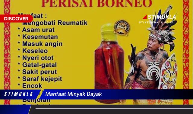 Ketahui 8 Manfaat Minyak Dayak untuk Kulit, Solusi Alami Kecantikan dan Kesehatan Anda