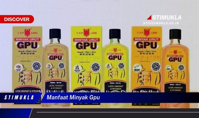 Ketahui 10 Manfaat Minyak GPU untuk Performa PC Anda