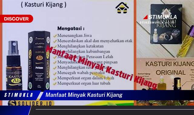 9 Manfaat Minyak Kasturi Kijang Asli dan Berkhasiat 9 Manfaat Minyak Kasturi Kijang Asli dan Berkhasiat