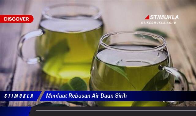 9 Manfaat manfaat rebusan air daun sirih Temukan Khasiatnya Sekarang!