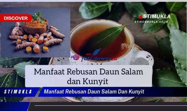 Ketahui 8 Manfaat Rebusan Daun Salam dan Kunyit untuk Kesehatan Tubuh Anda