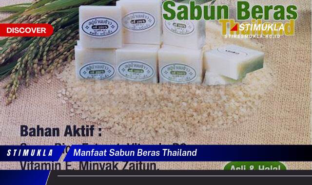 Inilah 9 Manfaat Sabun Beras Thailand untuk Kulit Cerah dan Sehat Inilah 9 Manfaat Sabun Beras Thailand untuk Kulit Cerah dan Sehat