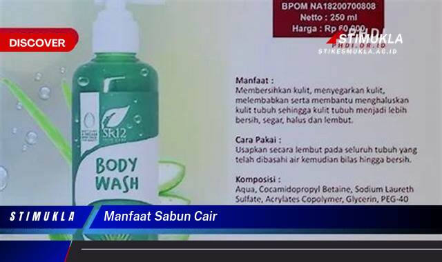 9 Manfaat Sabun Cair Untuk Hidup Sehat