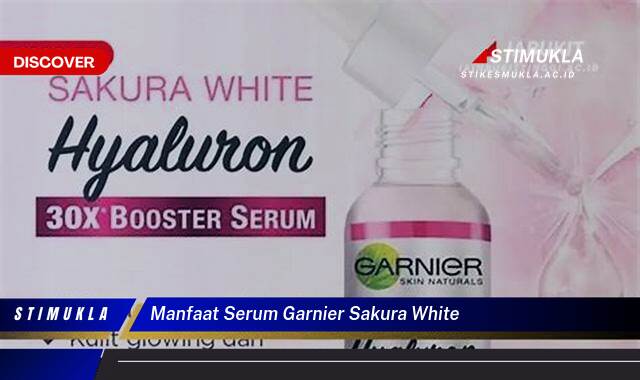 Ketahui 10 Manfaat Serum Garnier Sakura White untuk Kulit Cerah Merona