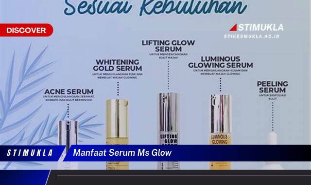 Inilah 10 Manfaat Serum MS Glow untuk Kulit Cerah Berseri