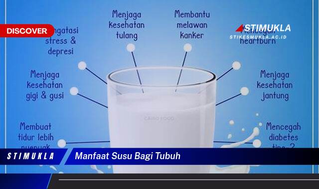 Temukan 8 Manfaat Susu Bagi Tubuh, Sehat, Kuat, dan Cerdas