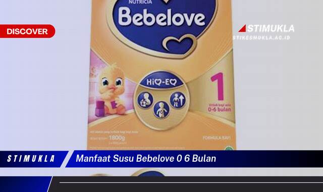 Ketahui 8 Manfaat Susu Bebelove 0 6 Bulan untuk Tumbuh Kembang Optimal