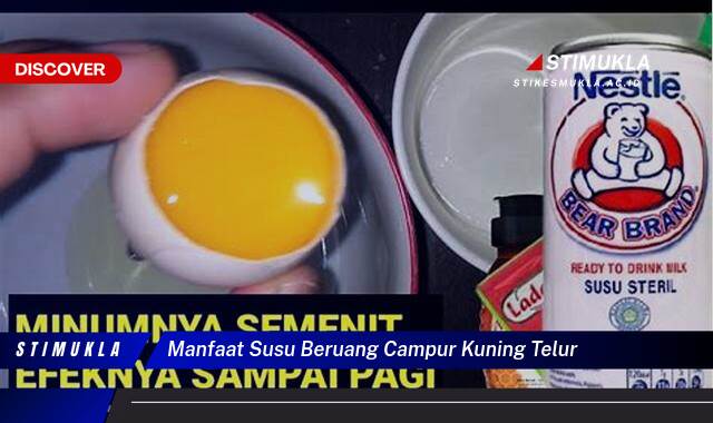 Ketahui 9 Manfaat Susu Beruang Campur Kuning Telur untuk Kesehatan, Kecantikan, dan Daya Tahan Tubuh