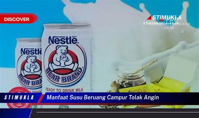 9 Manfaat Susu Beruang Campur Tolak Angin Temukan Fakta Barunya
